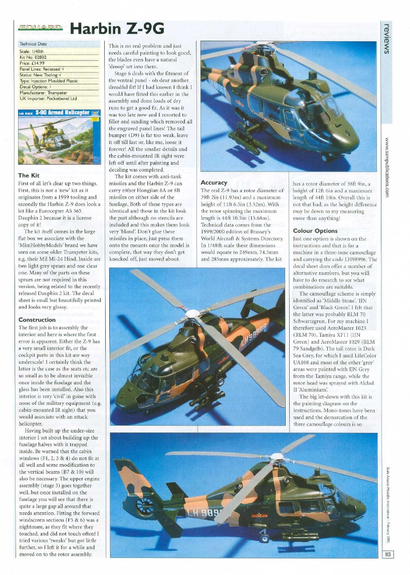 Scale Aviation Modeller International 2003-02